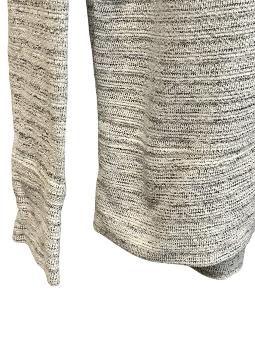 Aerie Sweater Gray White Pullover Crew Neck Long Sleeves Casual Women’s Size XS - Picture 4 of 9